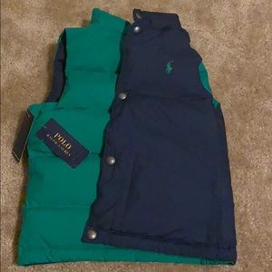 Ralph Lauren Toddler 4T reversible puffer vest